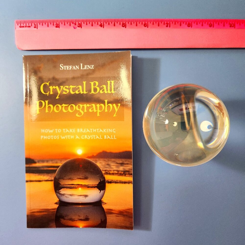 Photography Crystal Ball Photo Sphere with stand + Instruction Book
